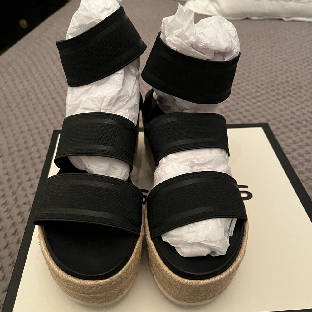 J/Slides Platform Elastic Sandals - image 3